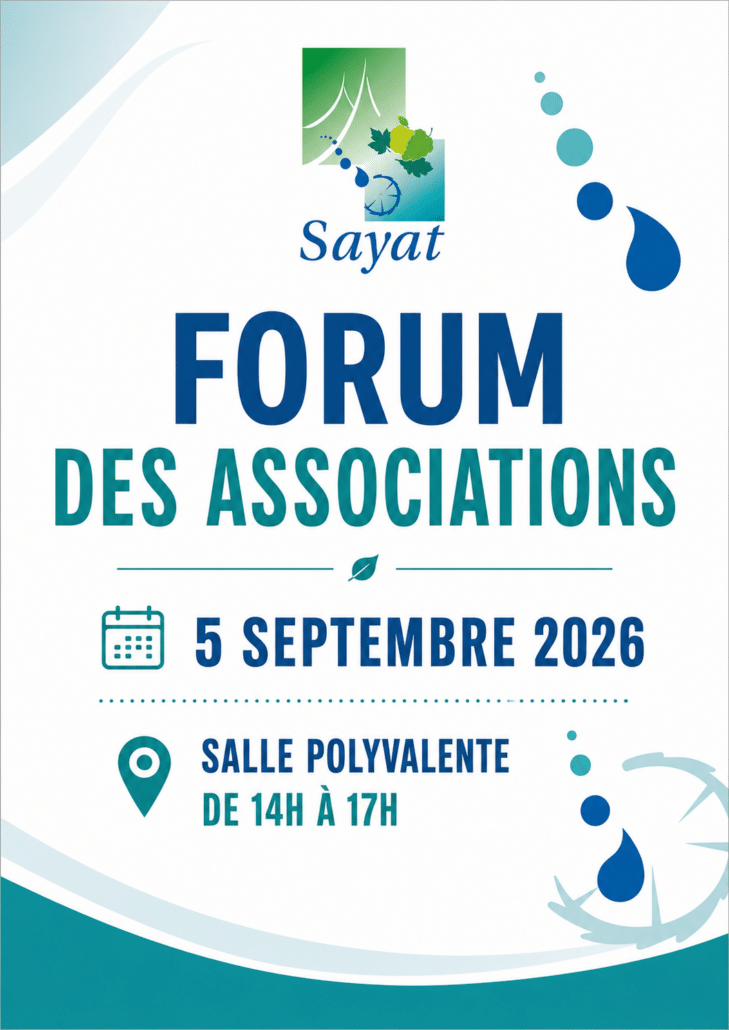 affiche Forum des associations A4